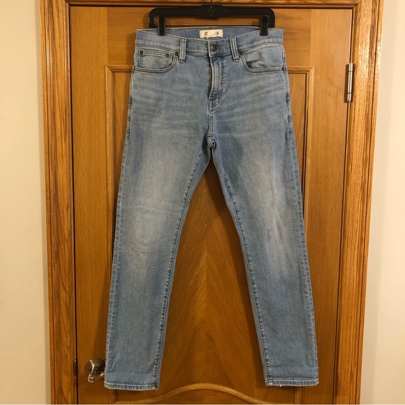 Madewell Mens Slim Fit in Light Hodgson Wash Jeans Size 31 - Picture 4 of 16